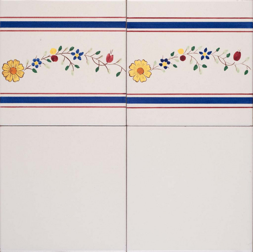 Bianco antico con bordura genova r. 326 7