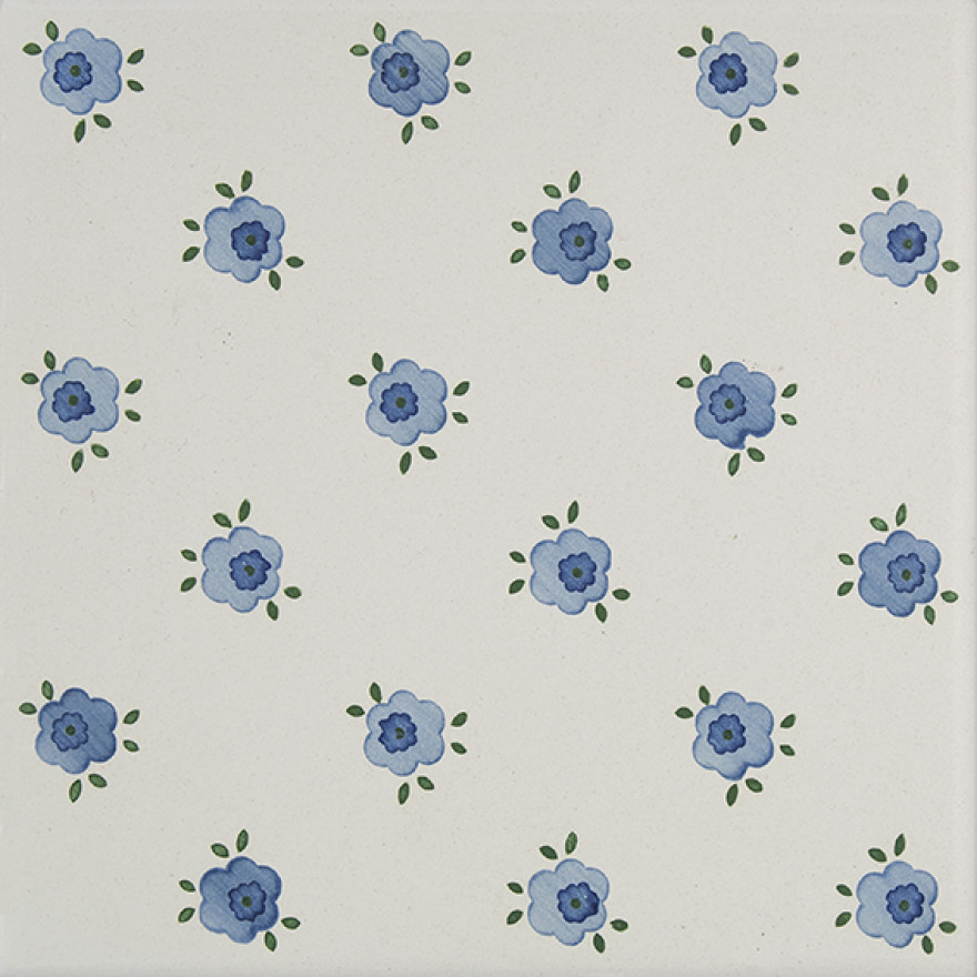 Country Foglie Verdi e Blu